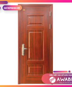 Cửa thép vân gỗ 1 AWABI-H3