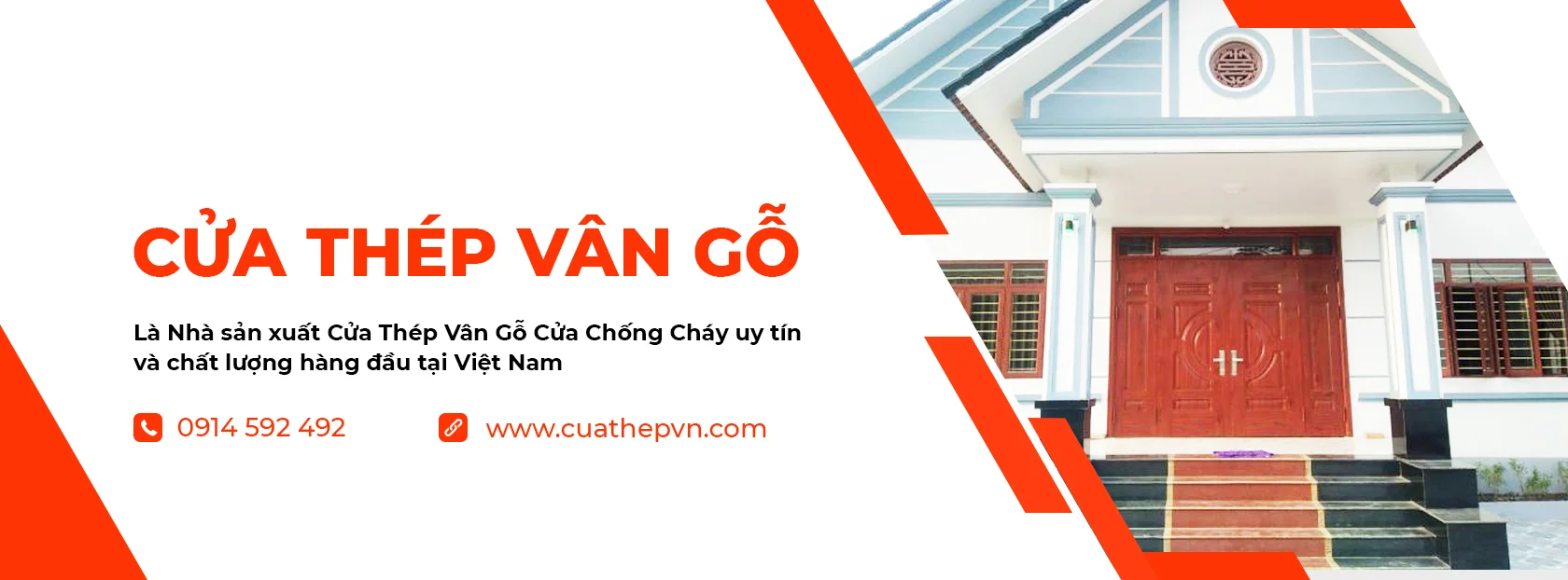 Cửa thép vân gỗ ANG