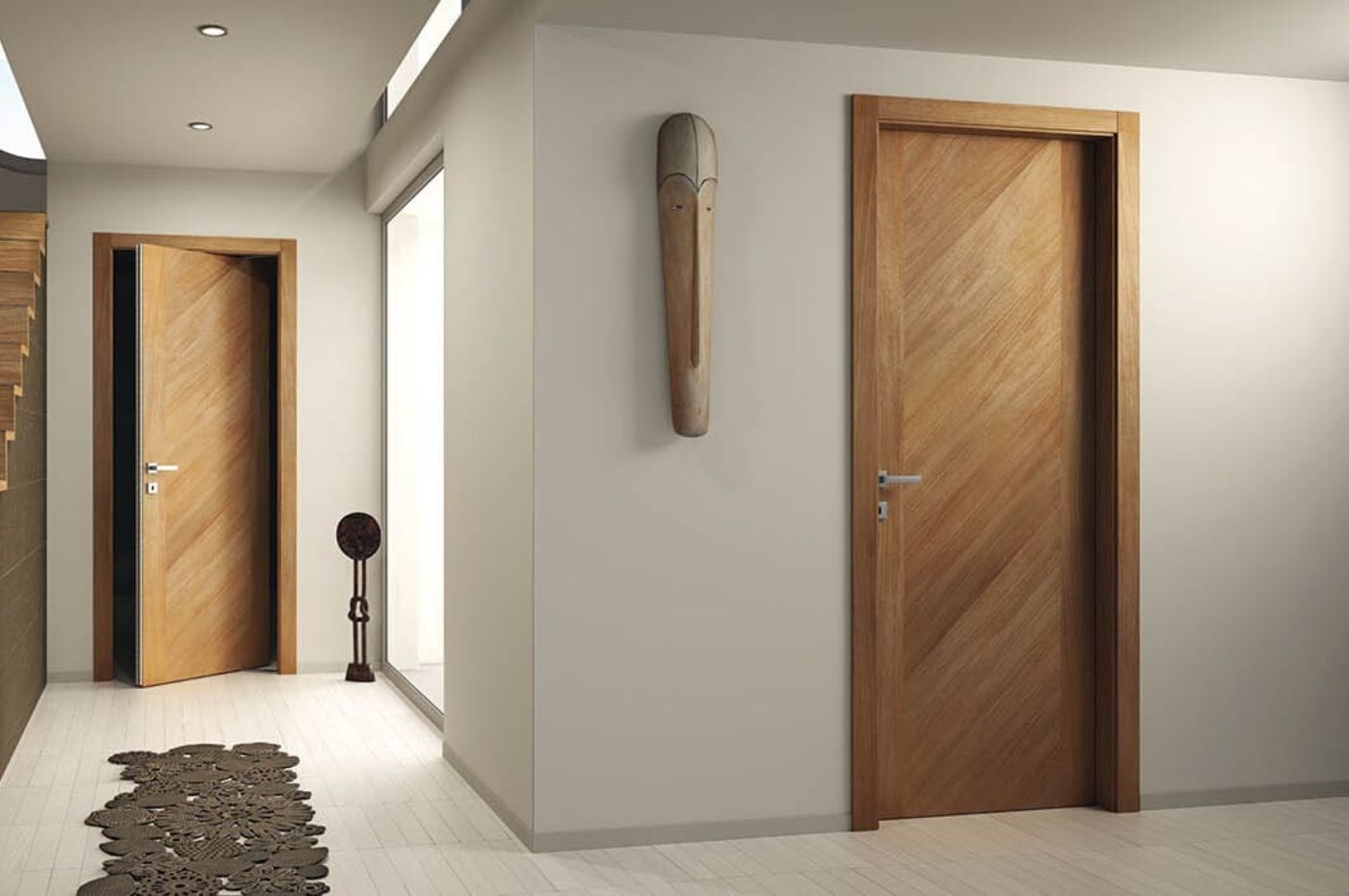 Mẫu cửa gỗ công nghiệp đẹp không thua kém gì các mẫu cửa gỗ tự nhiên