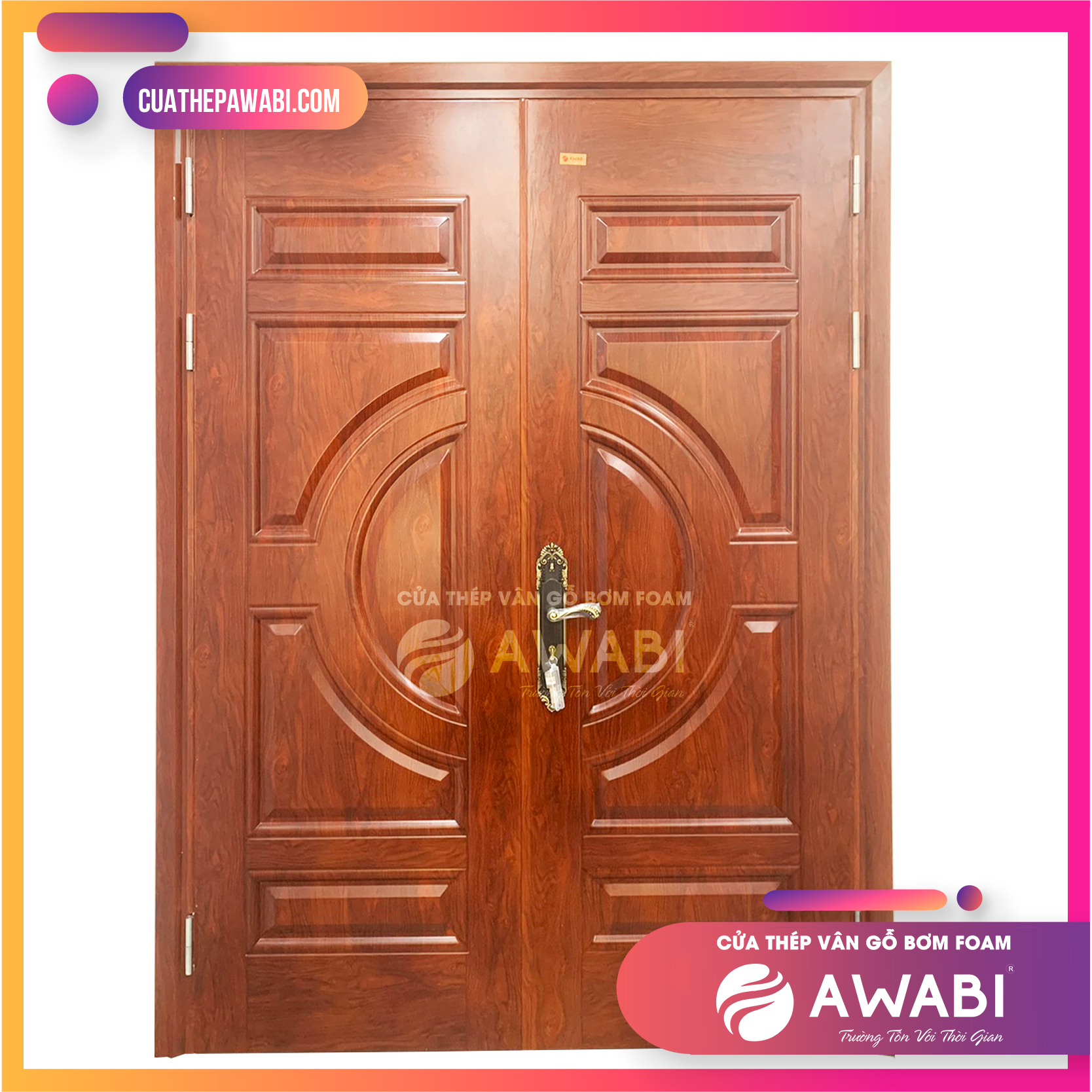 Cửa 2 cánh cân H4